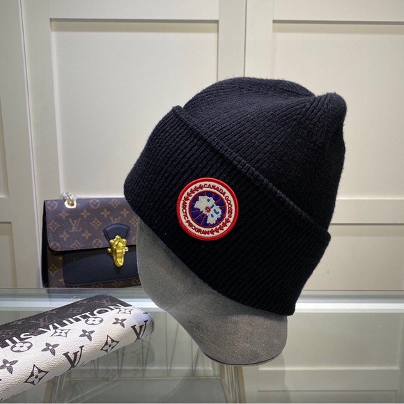 Canada Goose Black Knit Beanie - Main Image